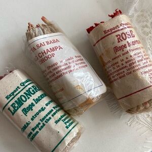 Brand New! Rope Incense Trio